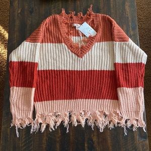 Frayed Sweater | Poshmark